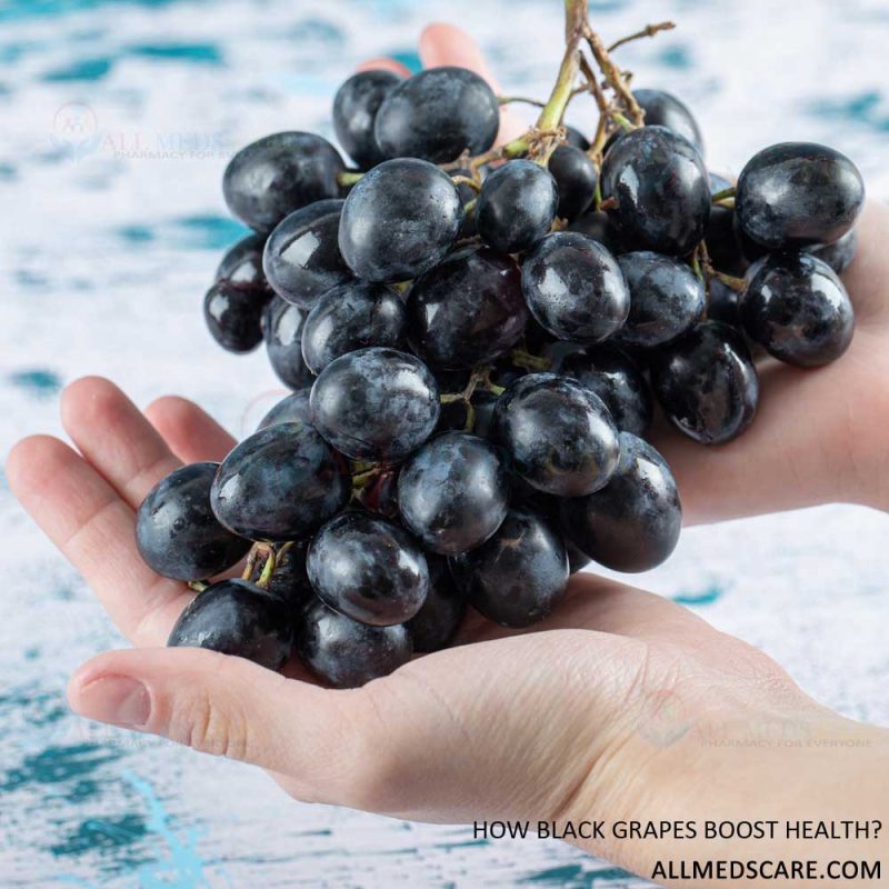 Black Grapes Boost Health